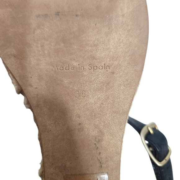 Palomitas Black Knotted Strap Espadrille Heels - Picture 9 of 9